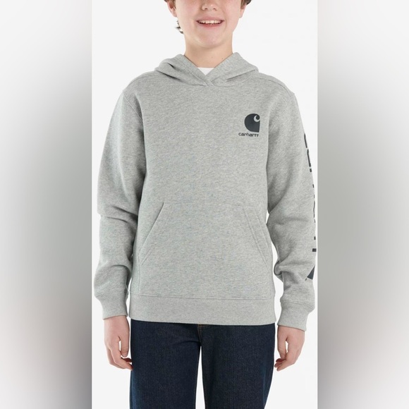 Carhartt boys hoodie toddler graphic sweatshirt pullover pocket - Picture 1 of 7